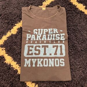 Mykonos Super Paradise Club T Shirt. Purchased the club in Greece! Sz XL